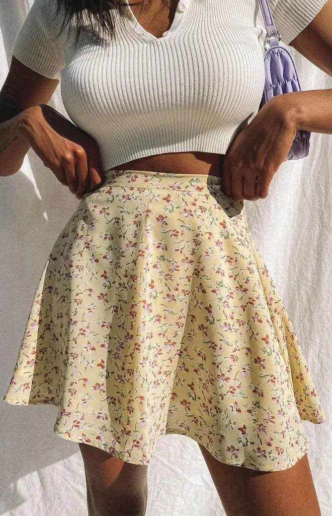 The Sunny-Daze Floral Skirt