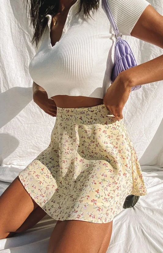 The Sunny-Daze Floral Skirt